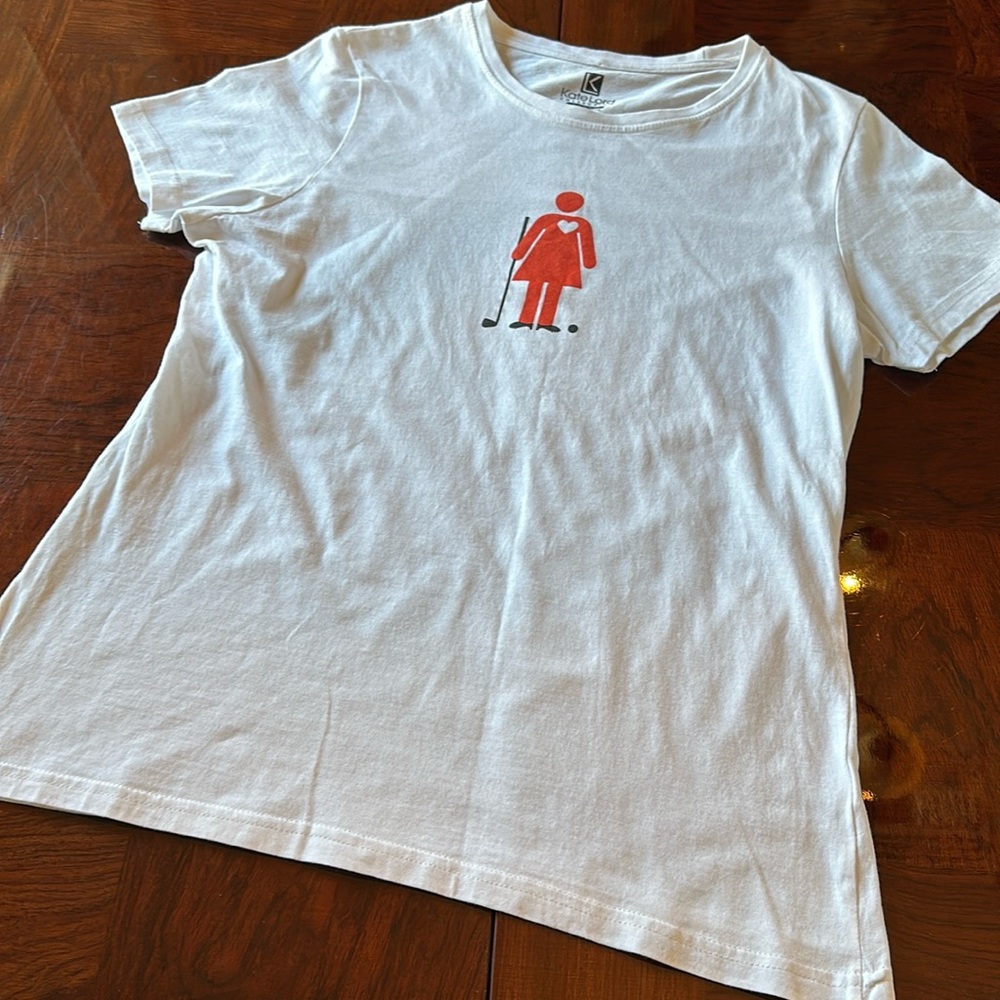 Kate Lord Collection Women’s Short Sleeve 100% Cotton Golf Graphic Tee